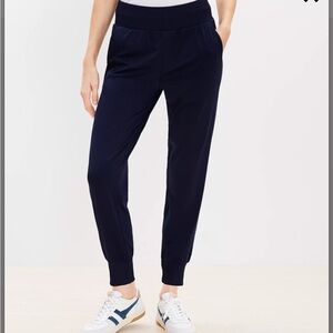 Lou & Grey Navy Jogger Pants